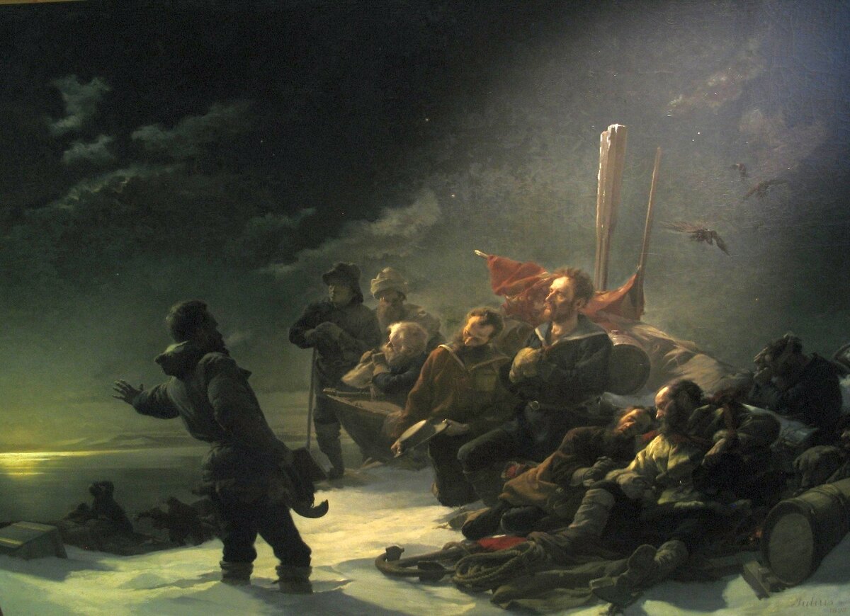 Юлиус Пайер. "Назад — никогда!" 1892, Музей военной истории. Вена