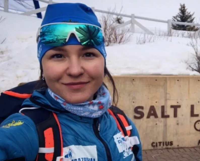 Лейсан Бикташева на этапе КМ в Солт-Лейк-Сити.