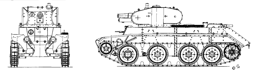 Бт 7 танк рисунок