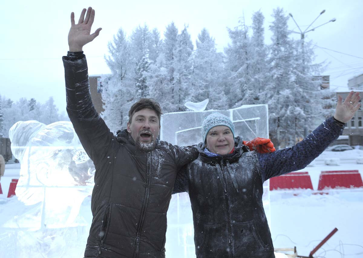 Победители конкурса Иван Локтюхин и Елена Тимофеева.