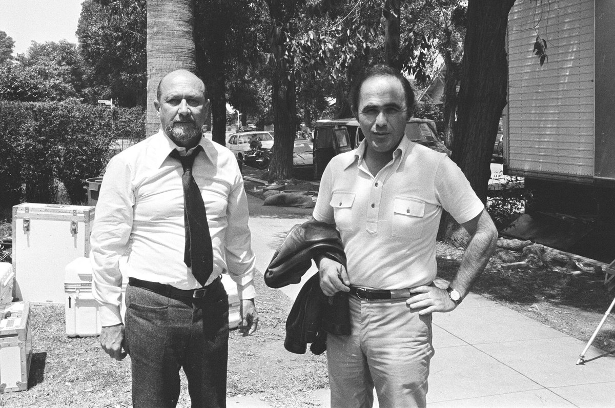 Ирвин Ябланс на съемках "Хеллоуина"