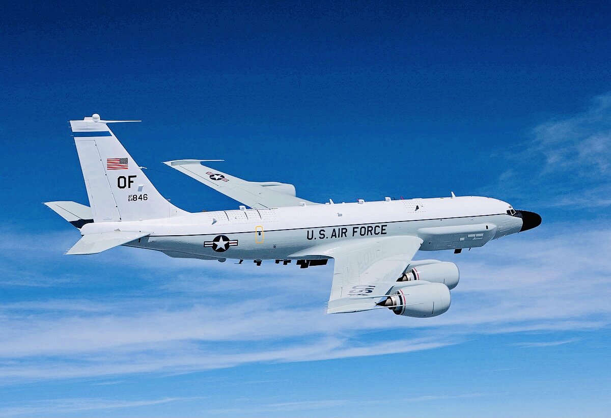 Самолет-разведчик ВВС США Boeing RC-135W