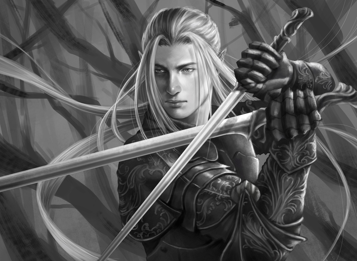 Эол Темный Эльф (арт Yi Jong, www.artstation.com).