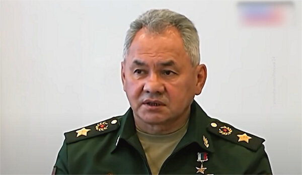 Министр вооруженных сил РФ Сергей Шойгу