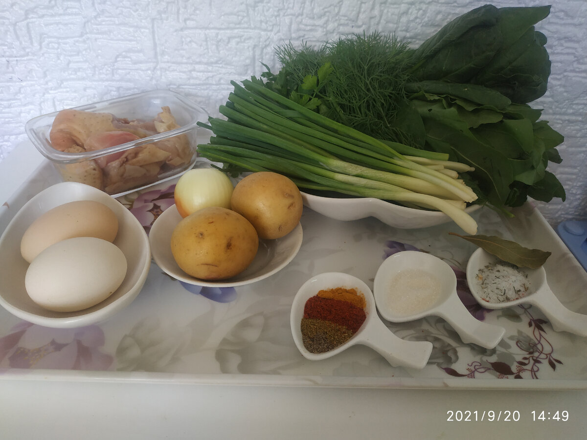 Готовим зеленый борщ