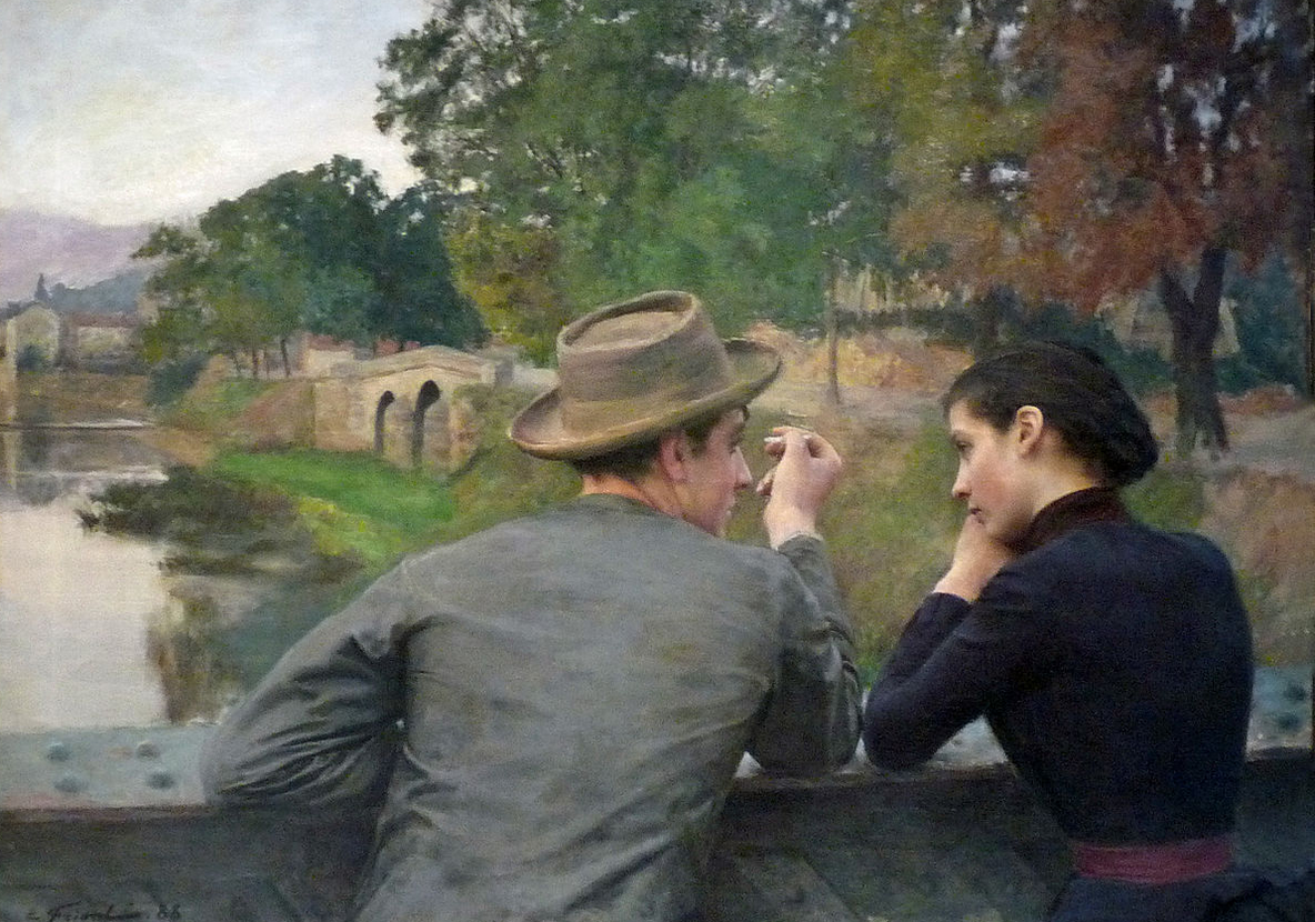 Эмиль Фриан. "Влюбленные"