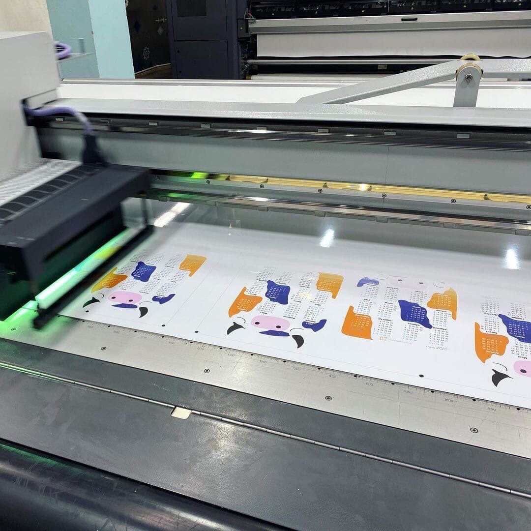 Идёт печать календарей