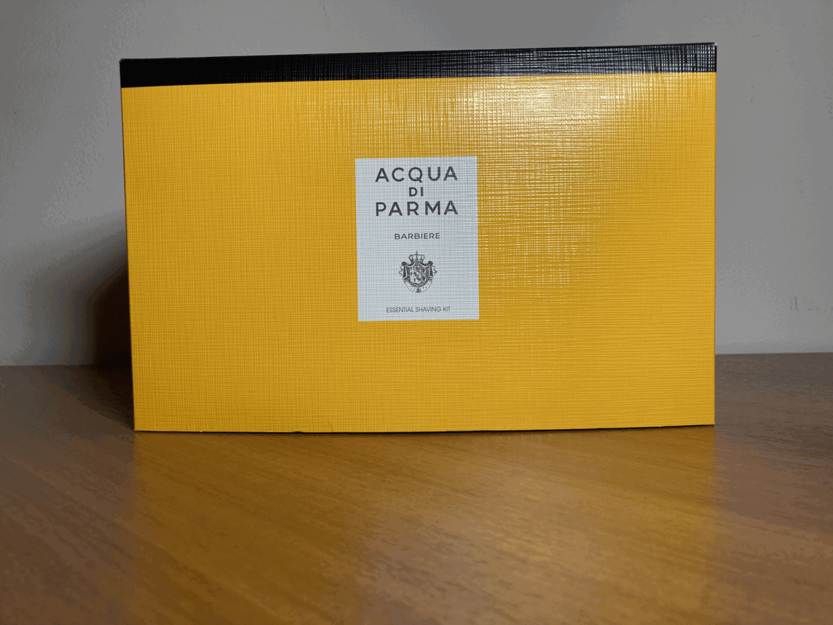 Упаковка мужского набора от Acqua di Parma
