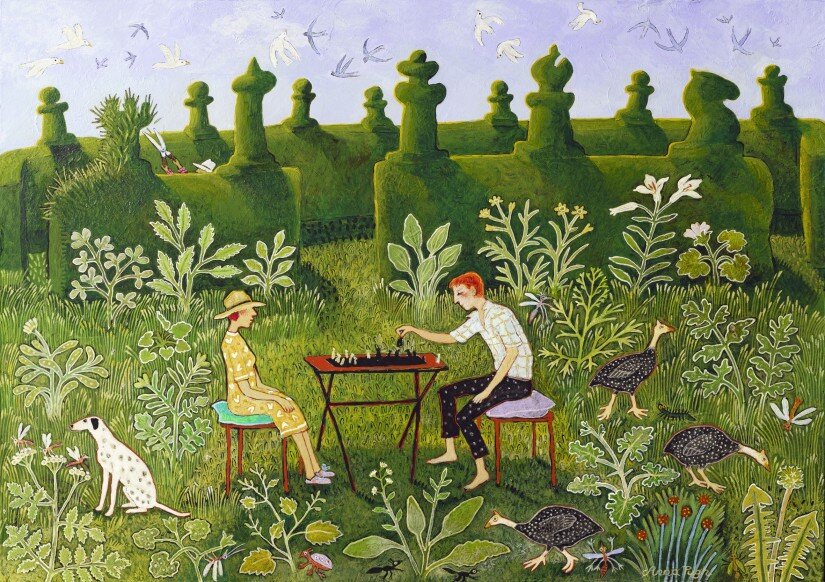 Anna Pugh. Решения. Акрил, картон. Источник: https://www.lucybcampbell.com/artists/25-anna-pugh/works/9667/