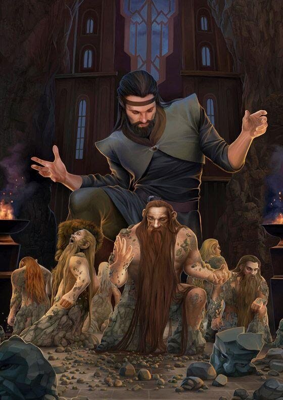 Аулэ и семь гномов праотцёв