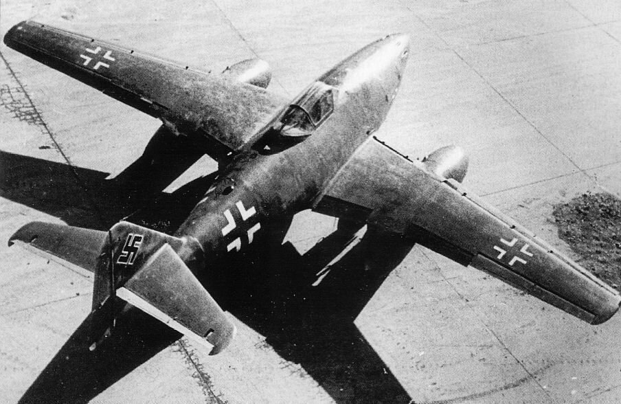 Me.262 вид сверху