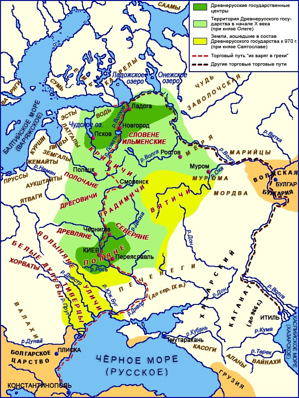 Столица государства русь в середине 10 века. Карта образование древнерусского государства (IX-X ВВ.). Формирование территории древнерусского государства на карте. Образование древней Руси карта. 882 Год образование древнерусского государства карта.