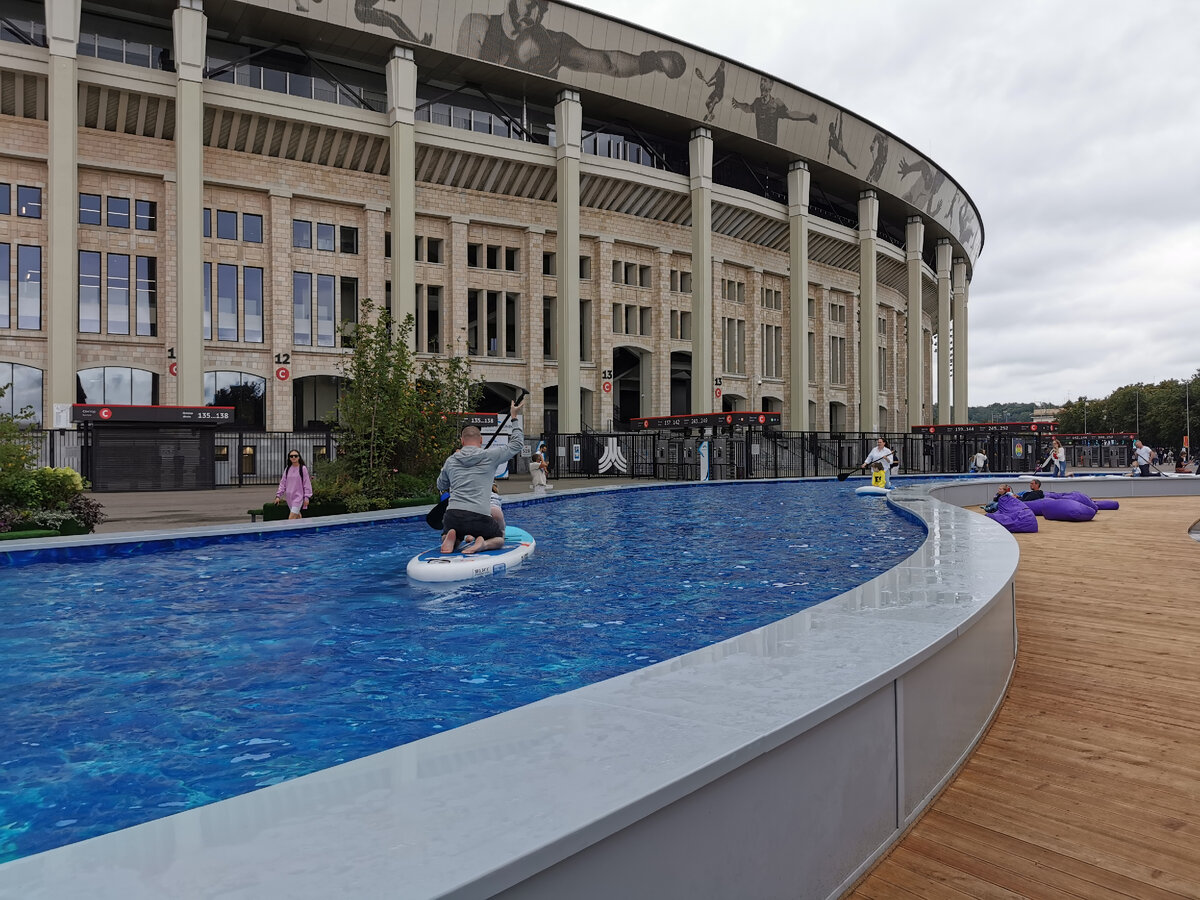 САП сёрфинг, Лужники