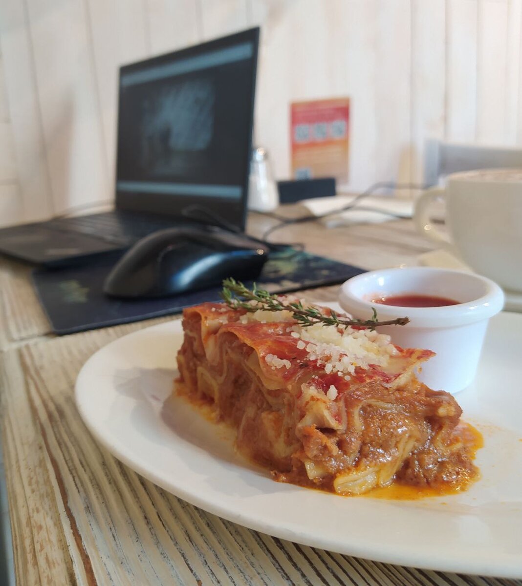 Это лазанья в Буше, и мне её можно