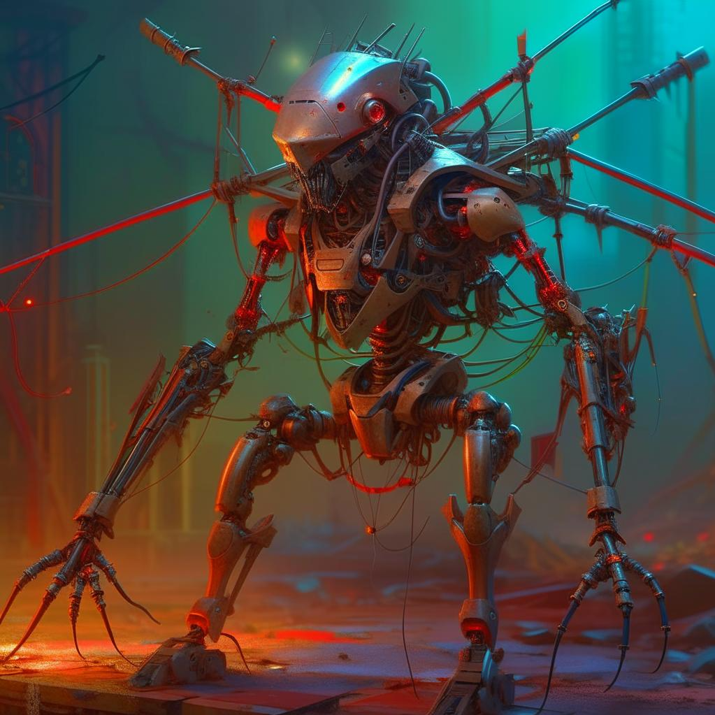 Вот таким Шрайка изобразила нейросеть. Я представляла его гораздо более жутким!