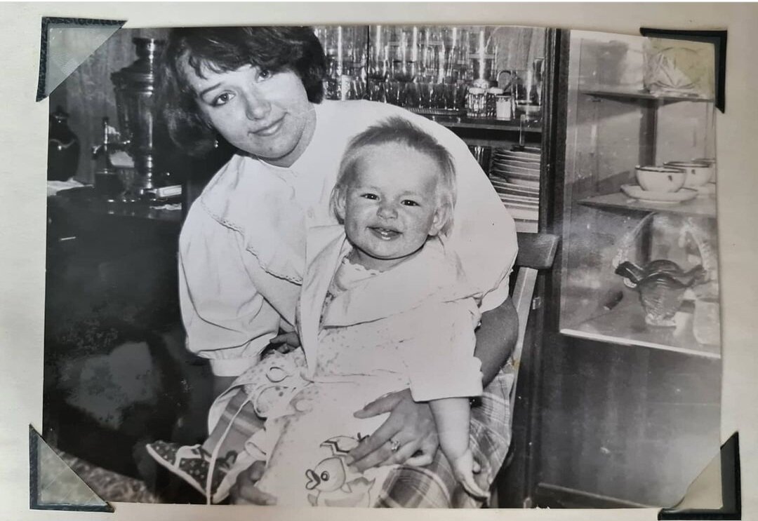 Зоя Бербер с мамой.