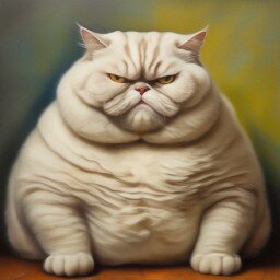 Однажды жирный кот по имени Пушок решил отправиться на прогулку. Он вышел на улицу и увидел своего друга, который был очень худым и стройным. Пушок подошел к нему и сказал:

"Привет, дружище! Я смотрю, ты стал таким худым и красивым. А я вот все такой же жирный и неповоротливый. Может, поделишься со мной своим секретом?"

Худой кот улыбнулся и ответил: "Конечно, я поделюсь с тобой своим секретом. Все очень просто - я просто не ем так много, как ты. Я ем только то, что мне нужно для поддержания моего здоровья, а не для того, чтобы набрать вес."

Пушок задумался над словами своего друга и решил попробовать изменить свой образ жизни. Он стал есть меньше и больше заниматься спортом. Через несколько месяцев он стал таким же стройным и красивым, как его друг.

С тех пор Пушок стал примером для всех своих друзей, которые хотели похудеть. Он понял, что здоровье и красота зависят не только от еды, но и от того, как мы живем и что делаем.