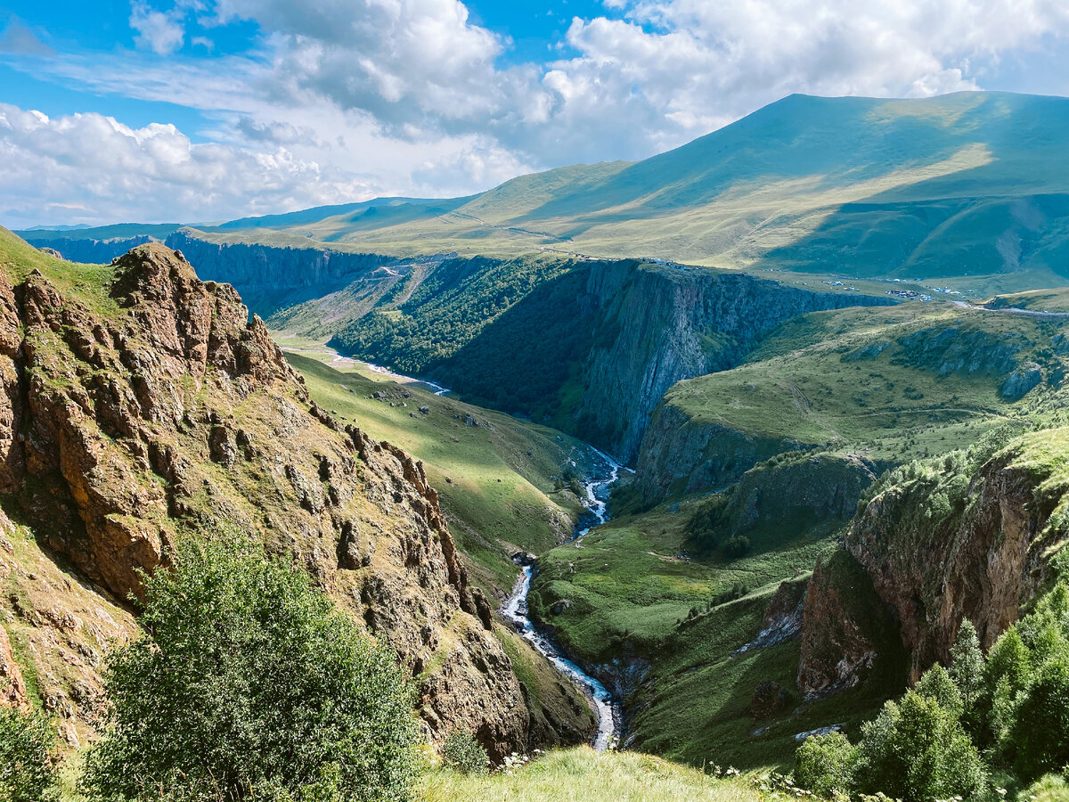 Река Малка, вид с урочища Джилы-Су