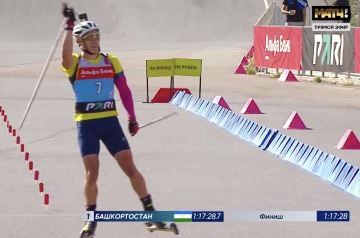    Башкирский квартет выиграл золото на Чемпионате России по биатлону