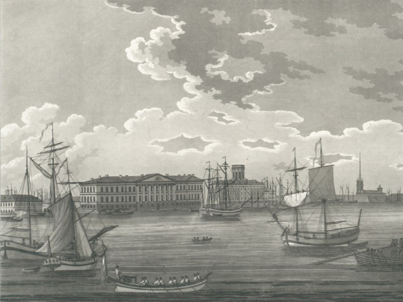 Здание Императорской академии наук. 1850 г.Österreichische Nationalbibliothek - Austrian National Library