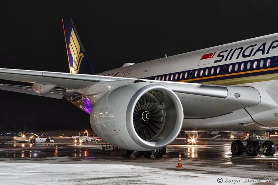 Двигатель Trent XWB на Аirbus A350-900