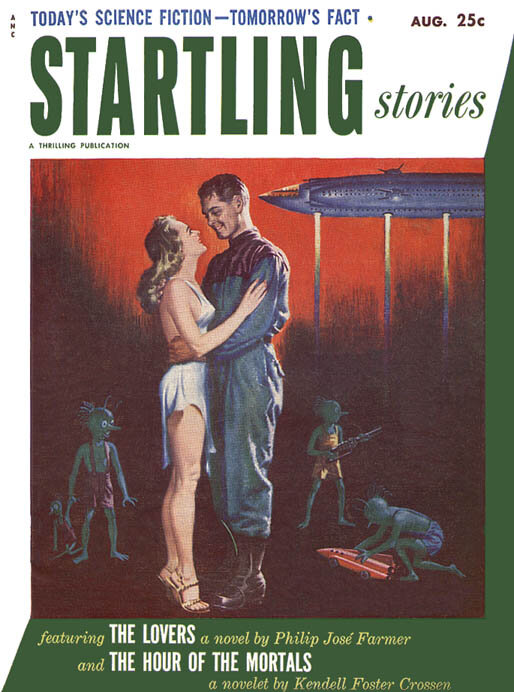 Повесть Филипа Фармера «Влюбленные» в журнале «Startling stories», 1952 год Изображение: philsp.com