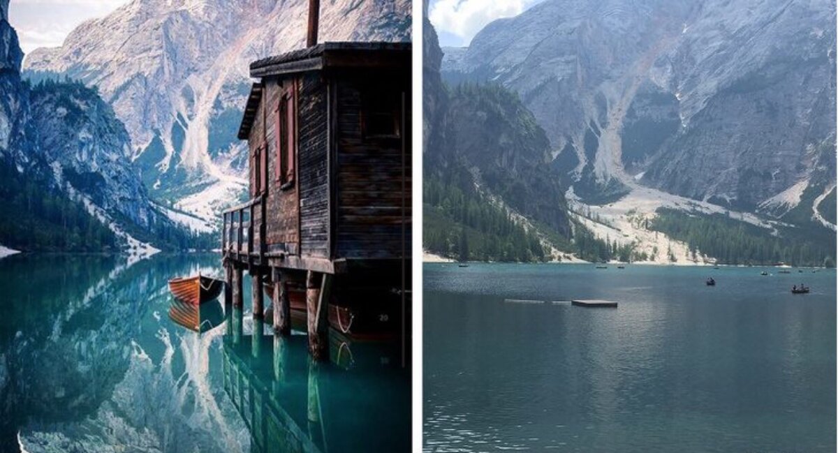 Озеро Брайес, Италия