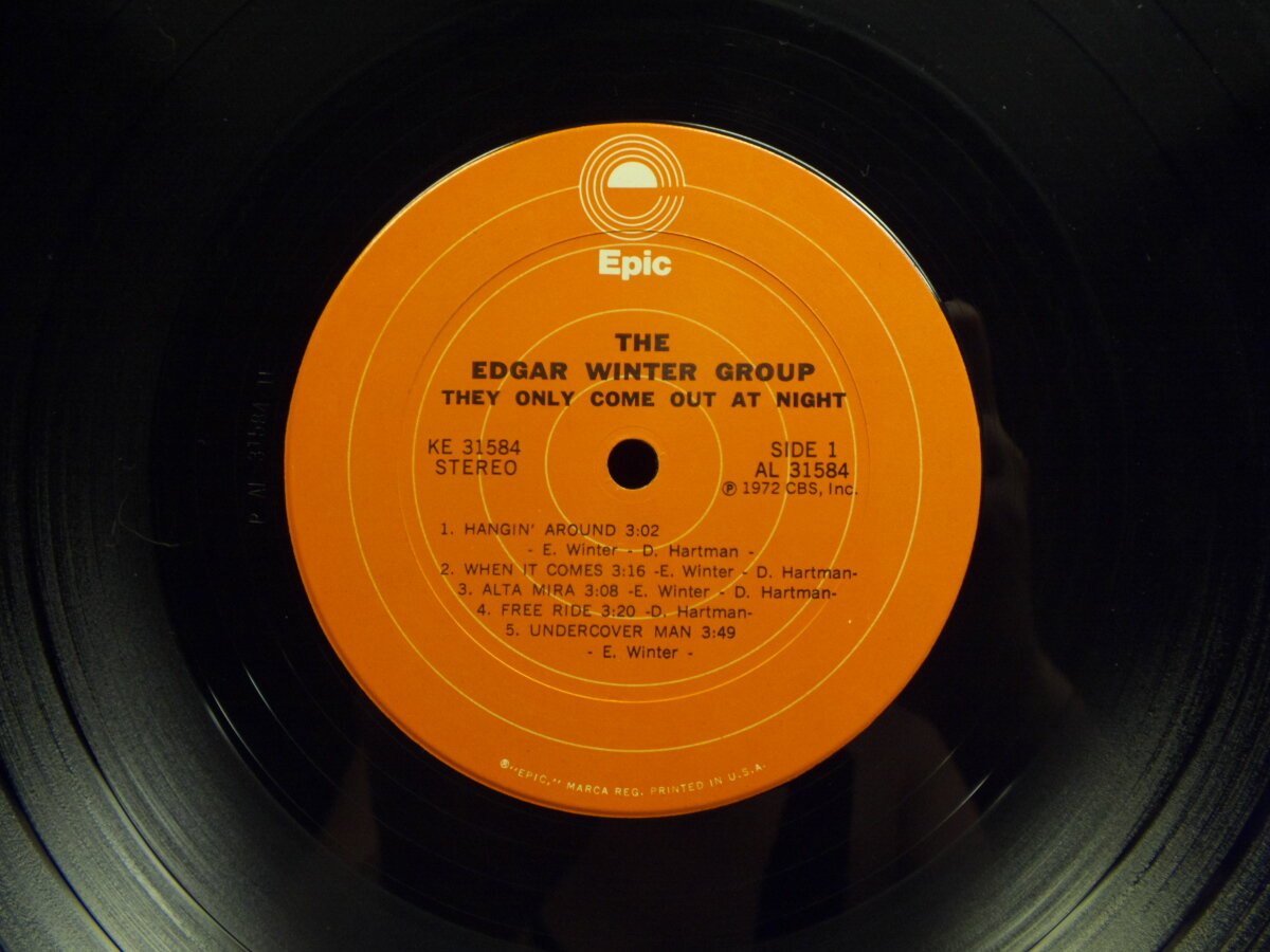 The only come down is. Edgar Winter. The Edgar Winter Group 1972 they only come out at nigh.