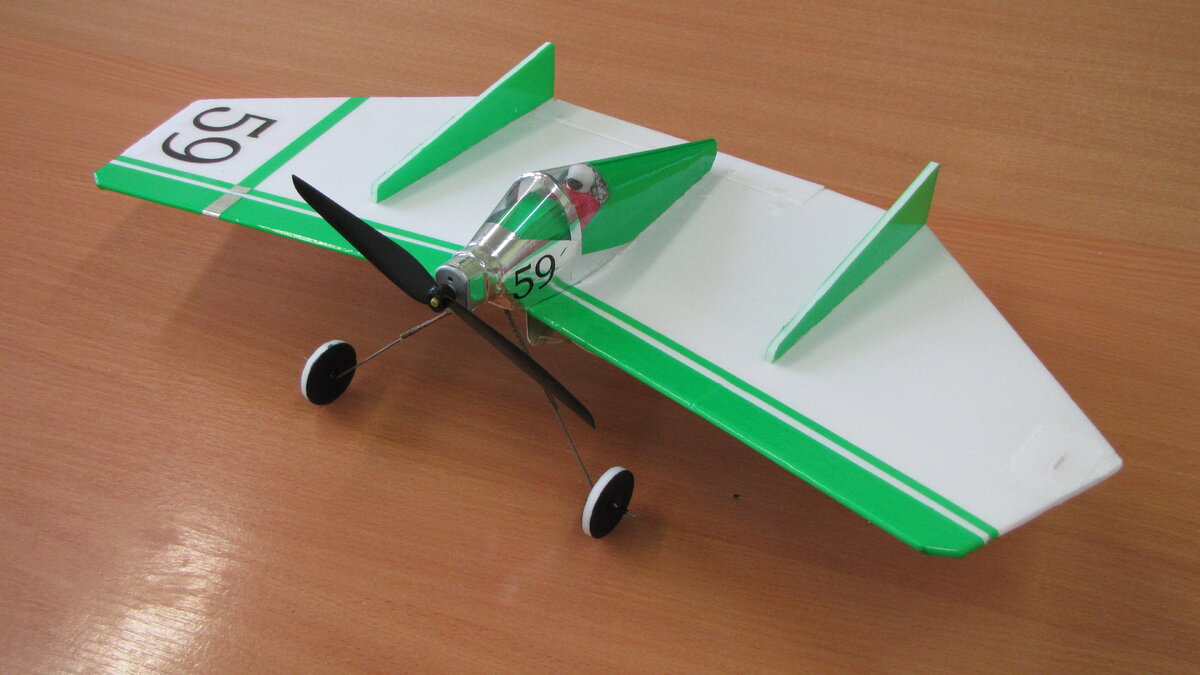 Электрокордовая модель самолета "Беркут 550"