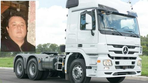  Нодир Туракулов и Mercedes Benz Actros. Фото с сайтов Amazonaws.com и Ozodlik.org