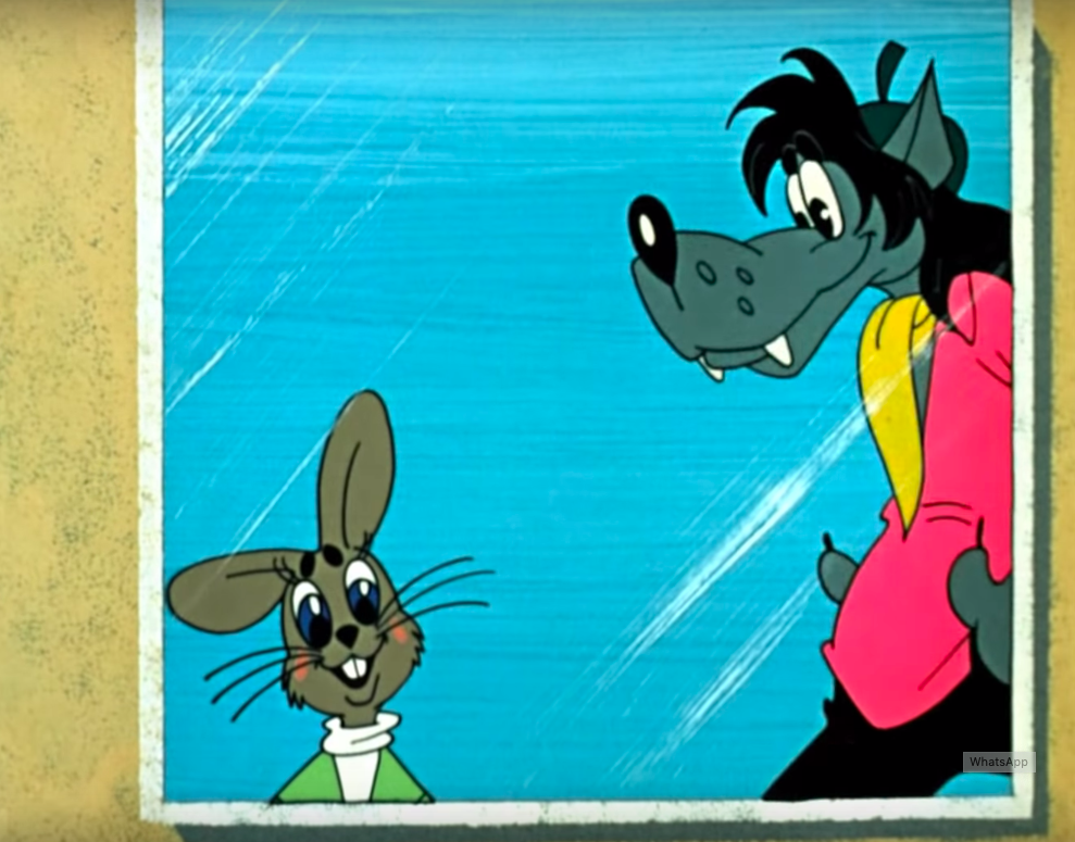 Кадр из мультфильма «Ну, погоди!» (1969 - 2006 гг)