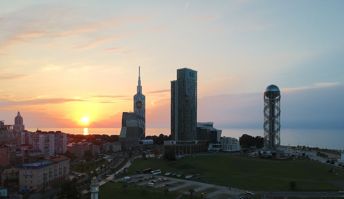 Закат в Батуми