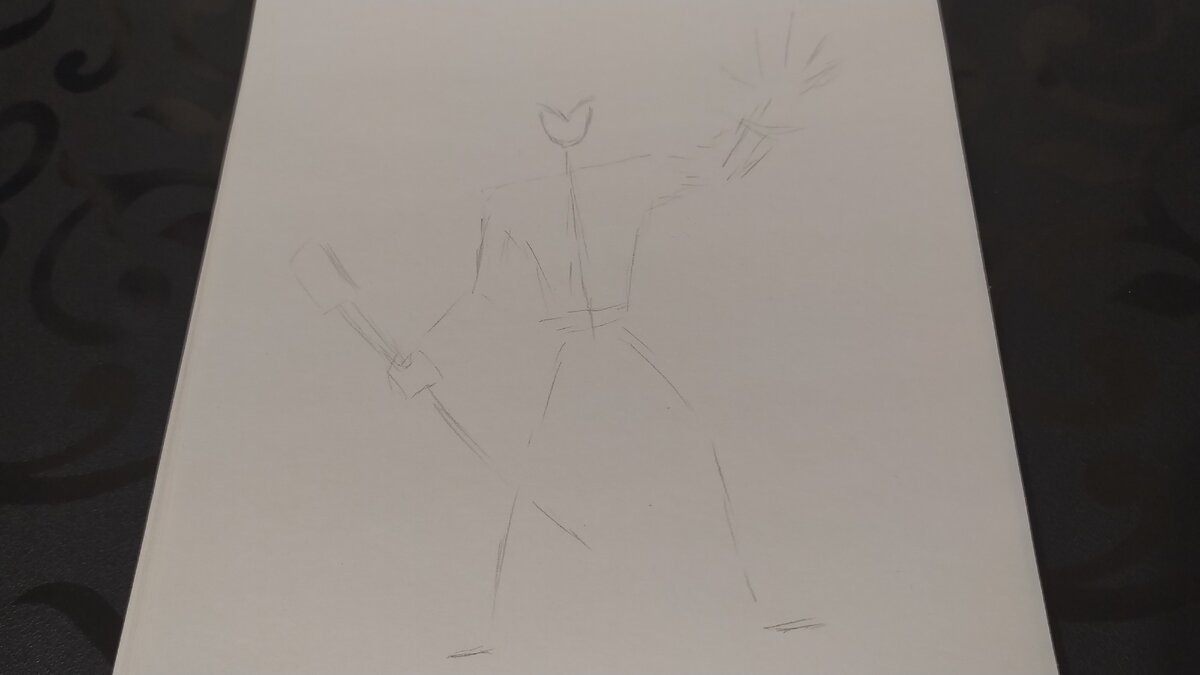 набросок персонажа