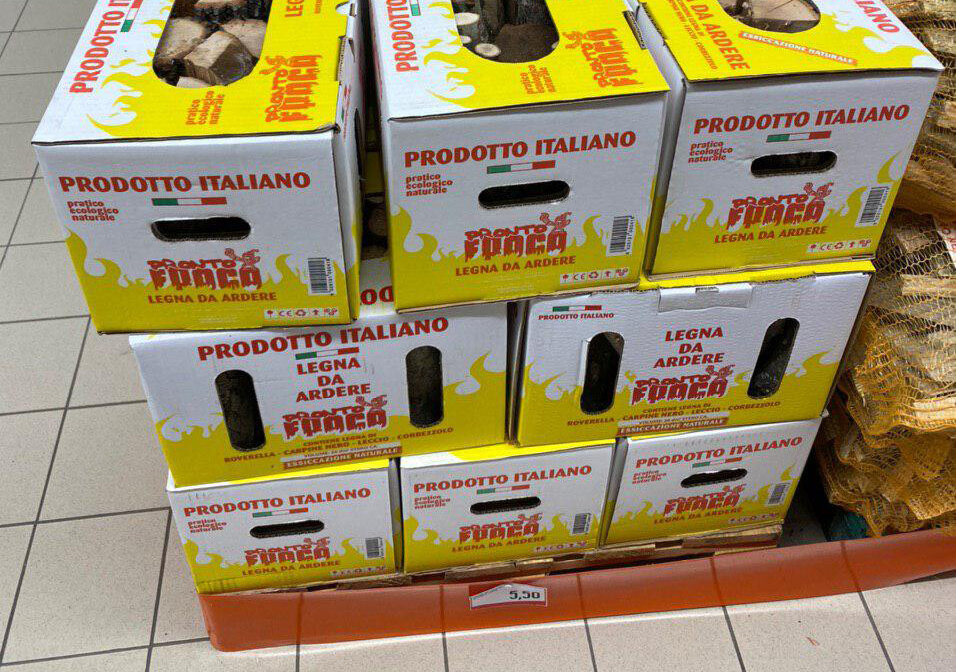 Упаковка дров 5.50 эвро