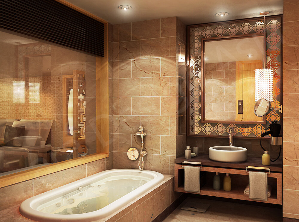 Дизайн ванной комнаты ❤️ HD фото интерьеров ванных