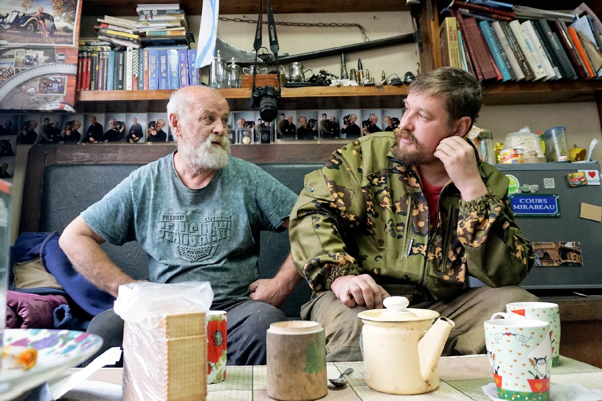 Отец и сын. Художник Владимир Игоревич Осипов и его сын, скульптор, Дмитрий Осипов.