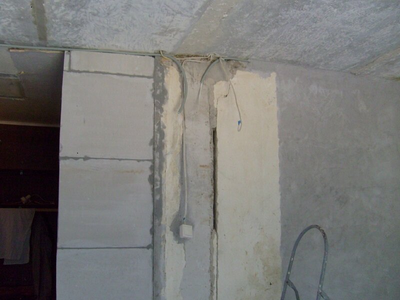 Перегородка из ПГБ.