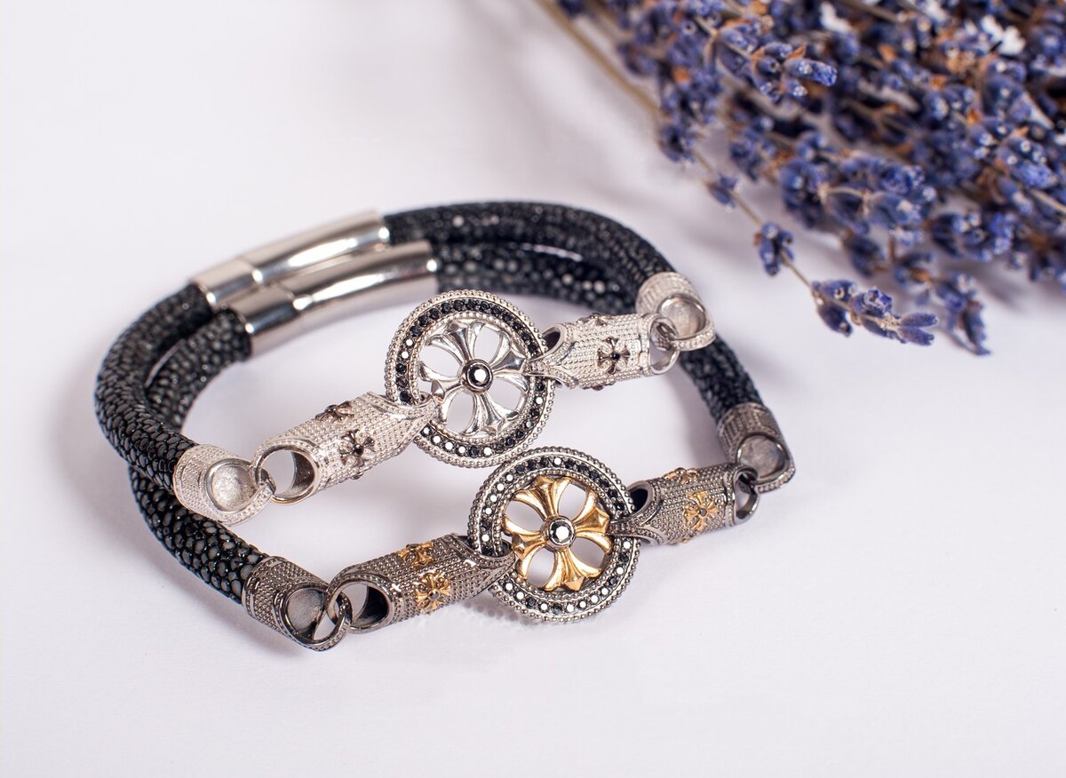 Браслет Royal из экзотической кожи | ghost_ jewellery | Дзен