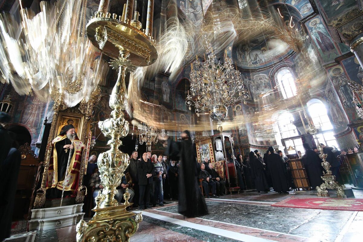 Афонский монастырь Ватопед. Фото Владимира Орлова