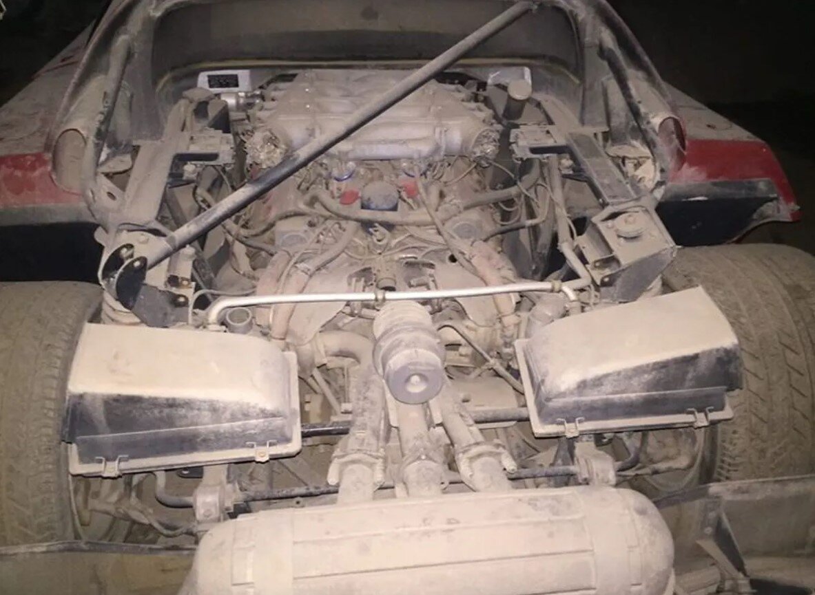 Печальное состояние Ferrari F40. Источник: drivetribe.com