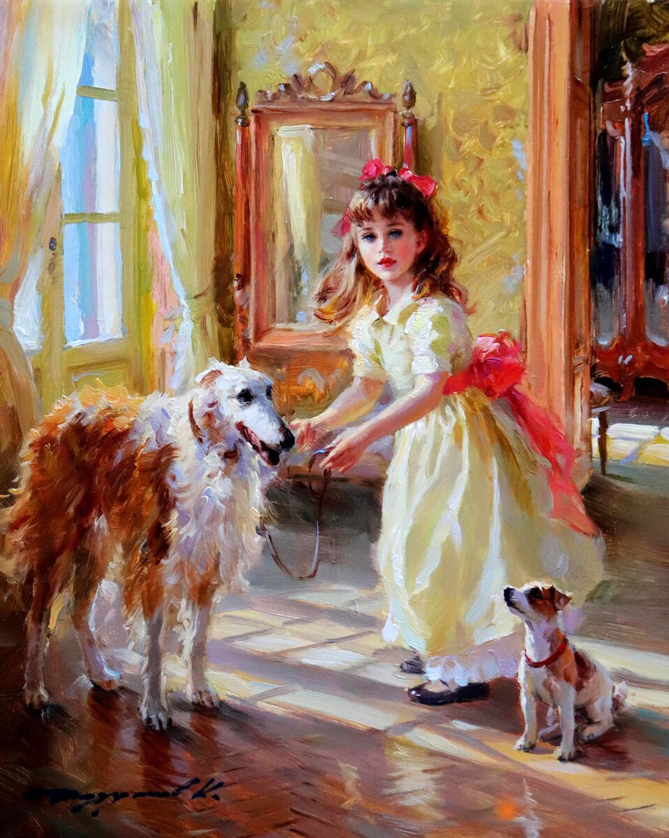 Художник Константин Разумов (Konstantin Razumov). Детство.