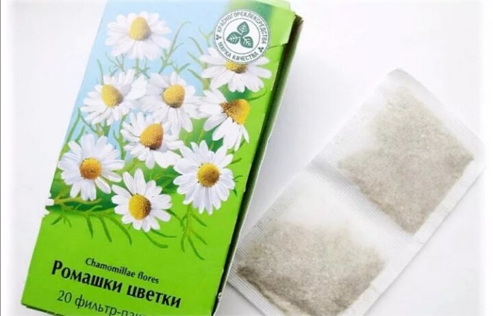 пакетик аптечной ромашки