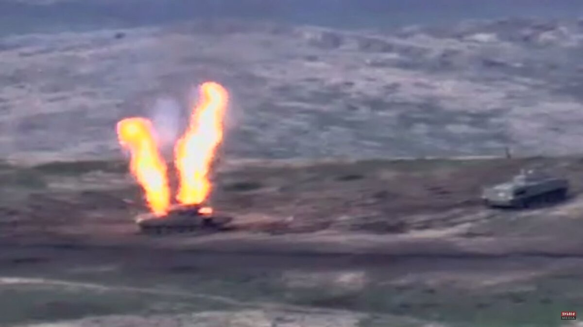 Фото опубликованное властями Армении 