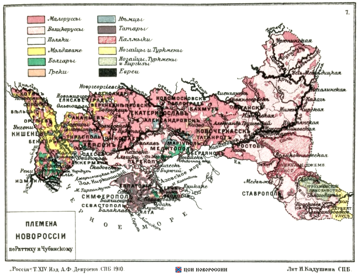 Карта 1910 года