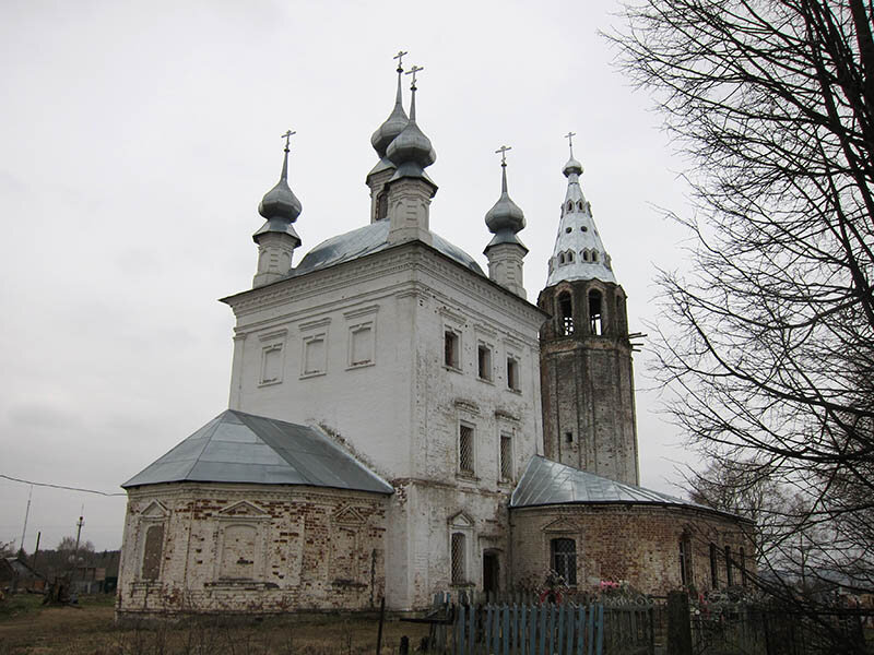 Село Богослов. Никольская церковь.