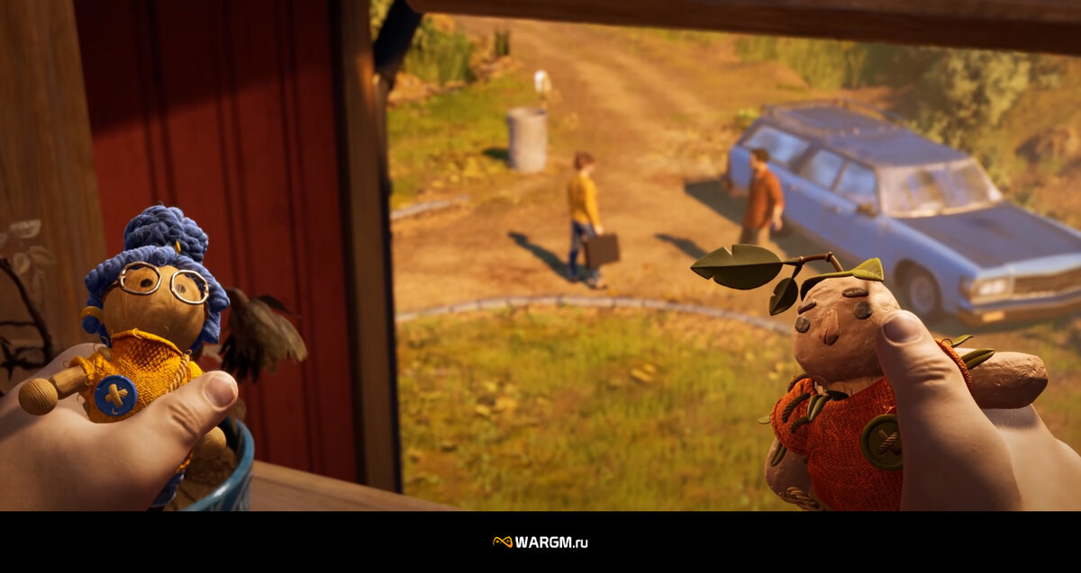 Куклы, олицетворяющие родителей Роуз.