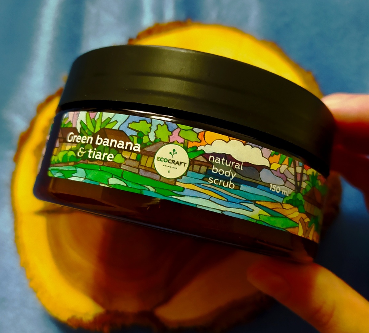 Скраб для тела Ecocraft Green banana and tiare 
