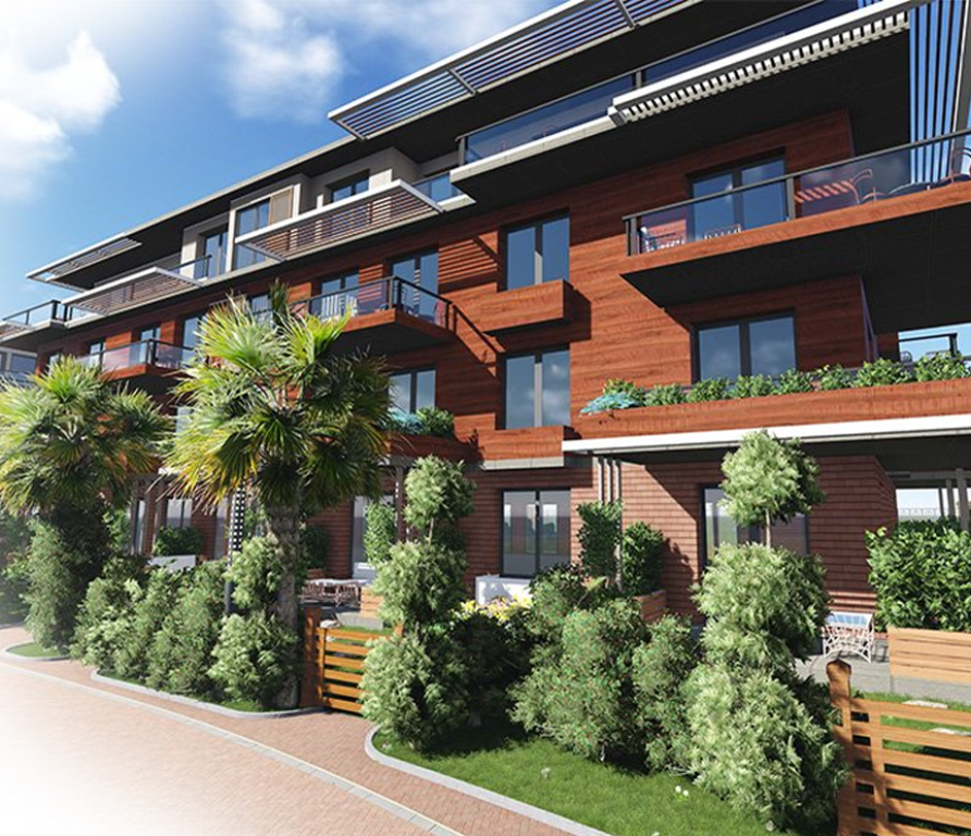 Один из блоков апартаментов