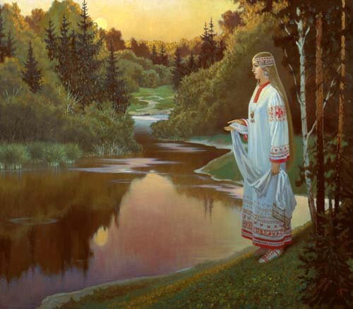 Картина Бориса Ольшанского (источник: сайт borisolshansky.ru).