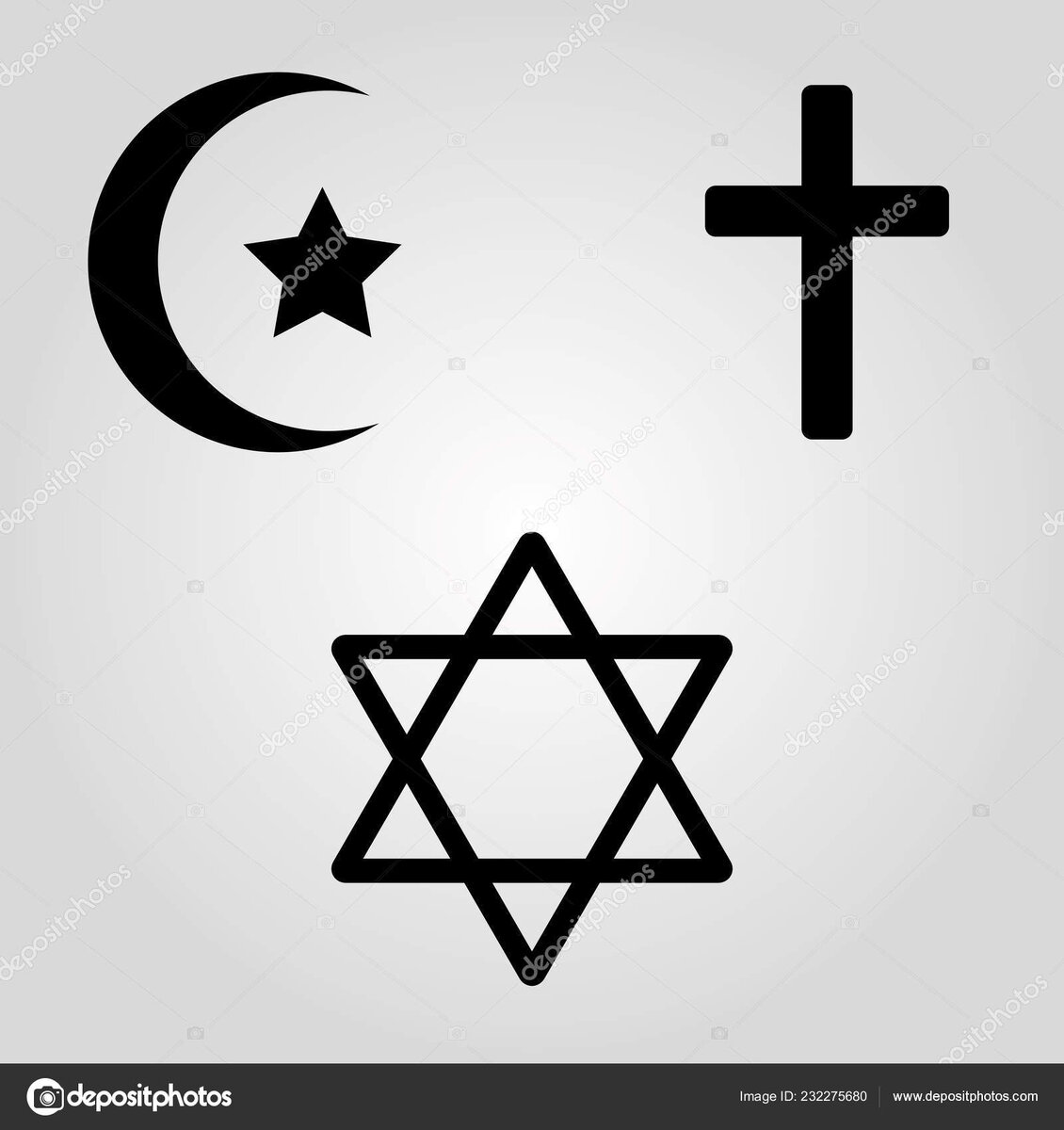 Символы авраамических религий